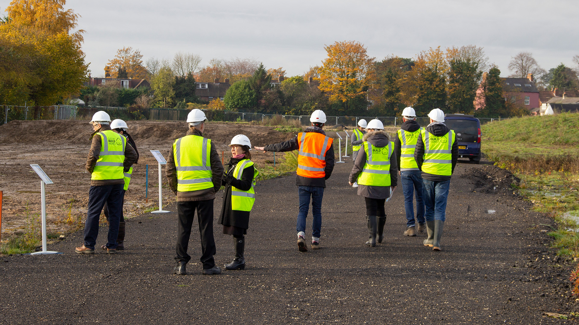 Site viewing Custom Build Homes Site viewing