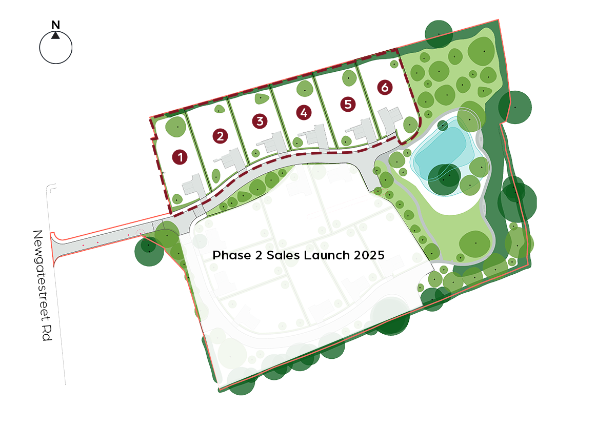 Alessandra Grove Phase one site map