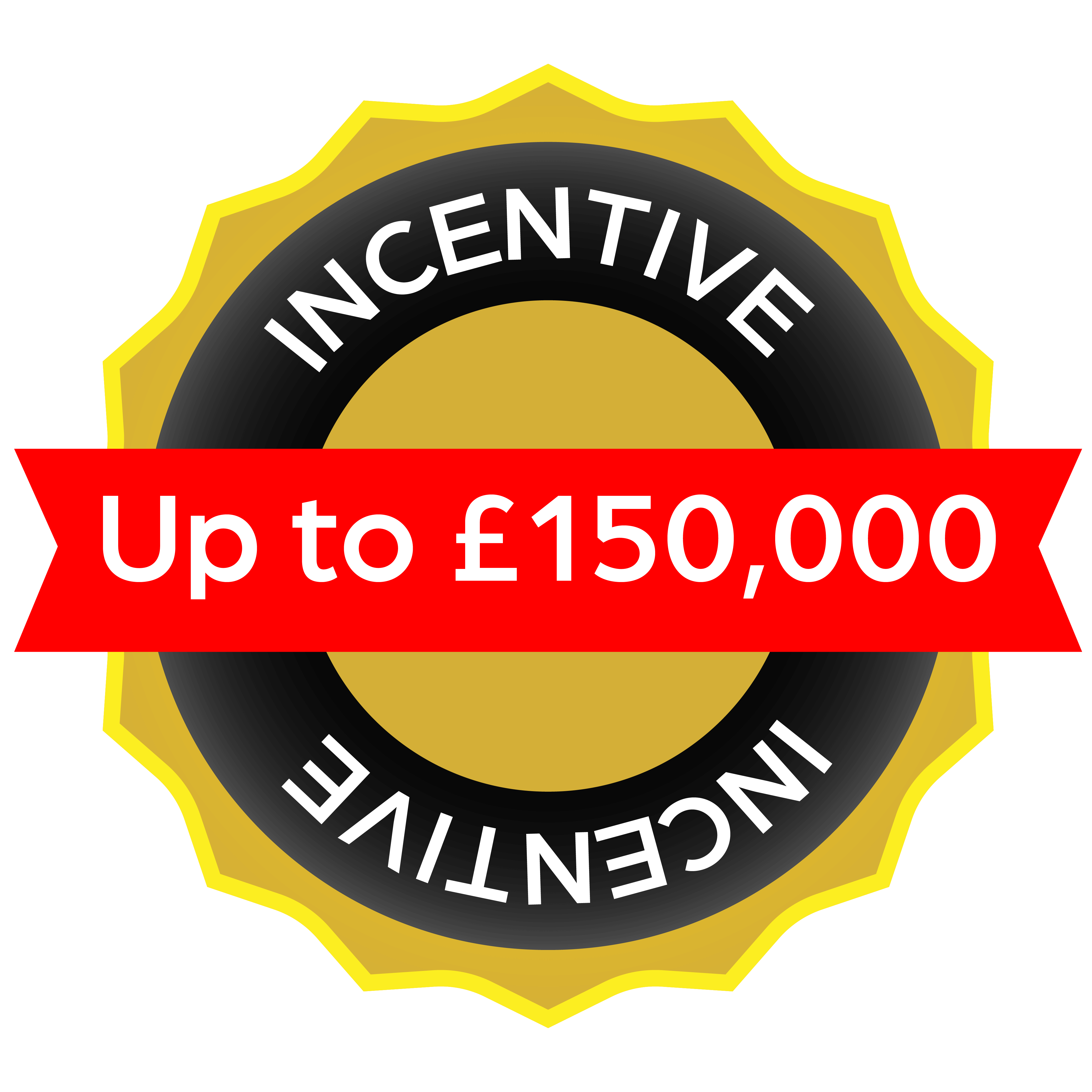 Incentive up to £150,000
