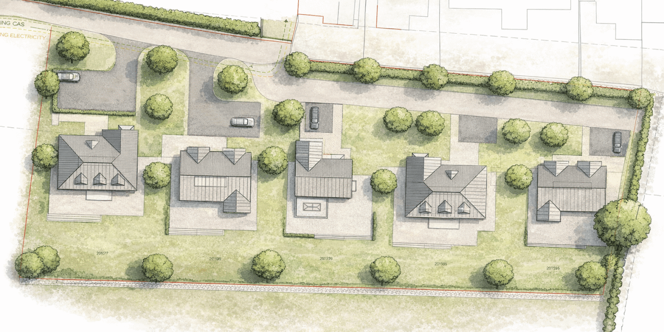 Red Kite Close Site Map Web